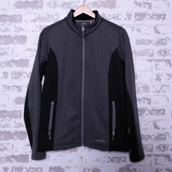 Vintage Eddie Bauer Zip-up Fleece Women's Size Medium Canada Made - Picture 1 of 5